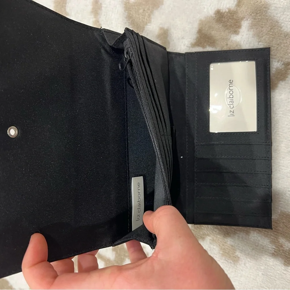 Liz Claiborne Faux Snakeskin Wallet- NWT